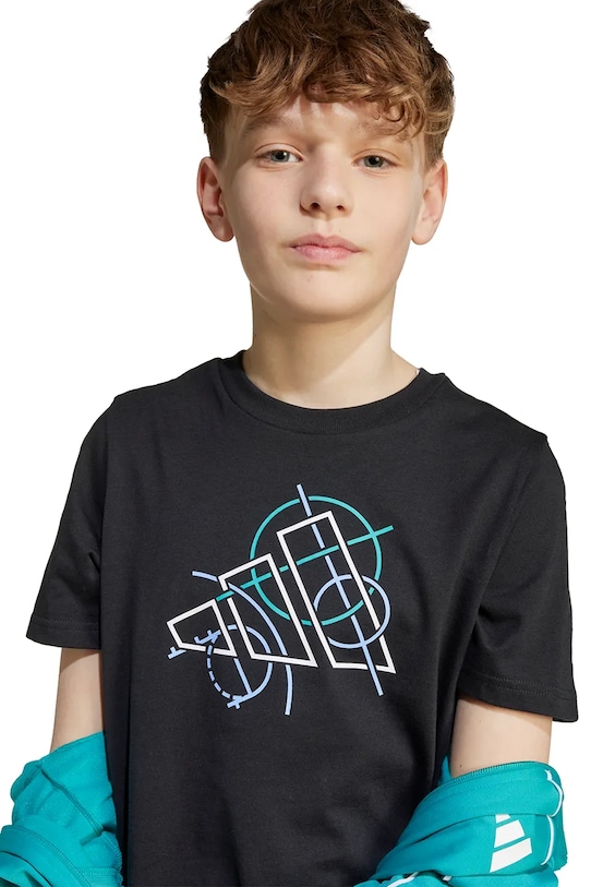 Dětské bavlněné tričko adidas JV5104