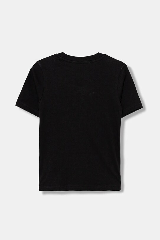 adidas t-shirt bawełniany dziecięcy JV5106 czarny AW25