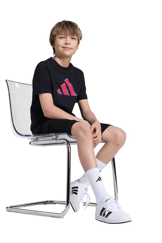 Detské bavlnené tričko adidas JV5106