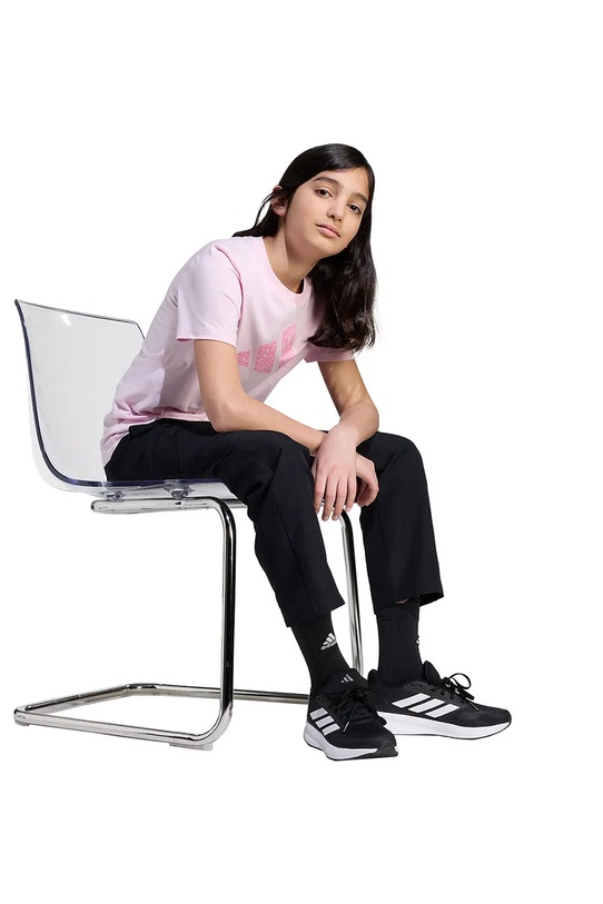 adidas t-shirt bawełniany dziecięcy JV5205