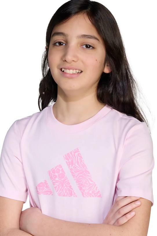 adidas t-shirt bawełniany dziecięcy JV5205