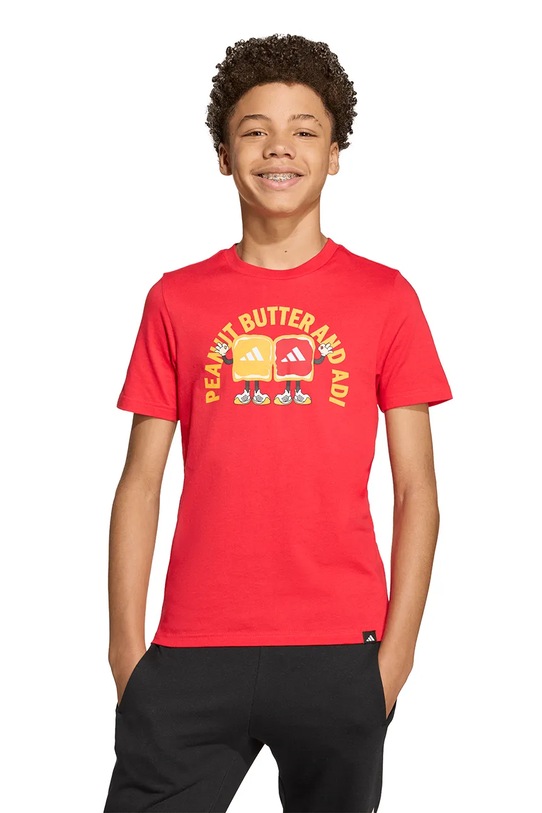 Dětské bavlněné tričko adidas JV5249