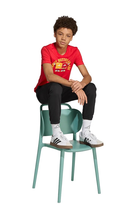 Dětské bavlněné tričko adidas JV5249