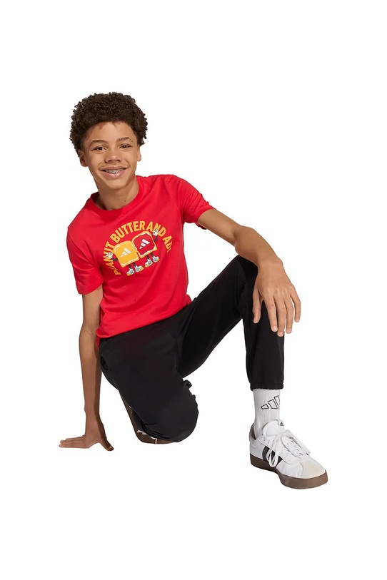 Dětské bavlněné tričko adidas JV5249