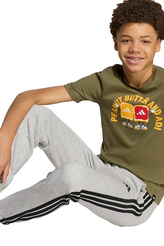 Detské bavlnené tričko adidas JV5250