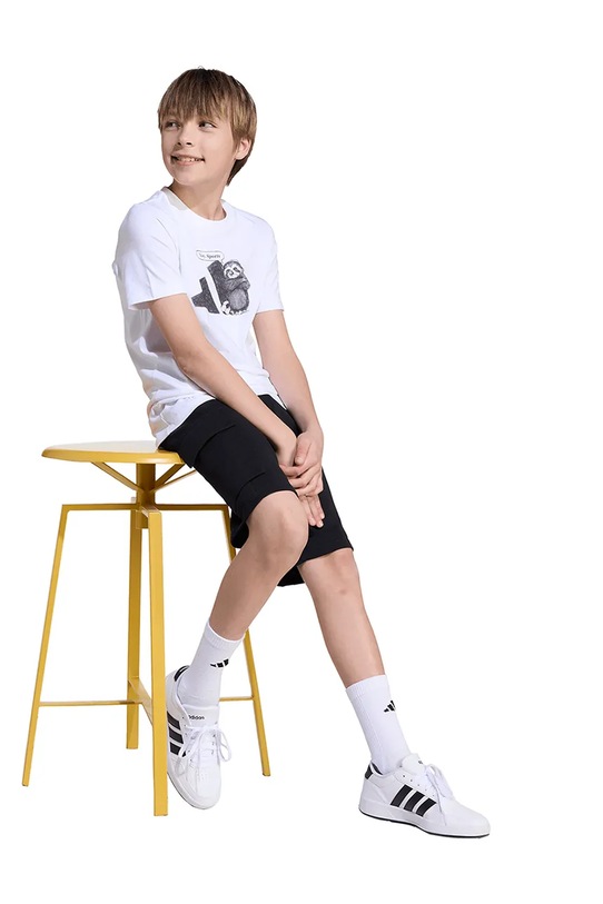 Detské bavlnené tričko adidas JV5251