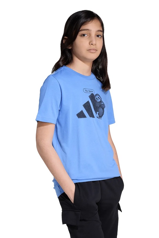 Detské bavlnené tričko adidas JV5252