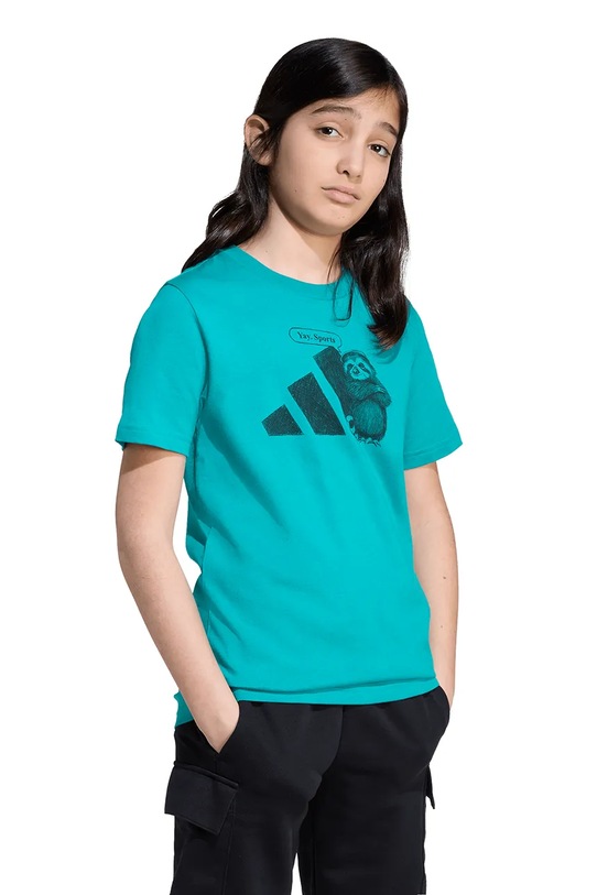 adidas t-shirt in cotone per bambini JV5253