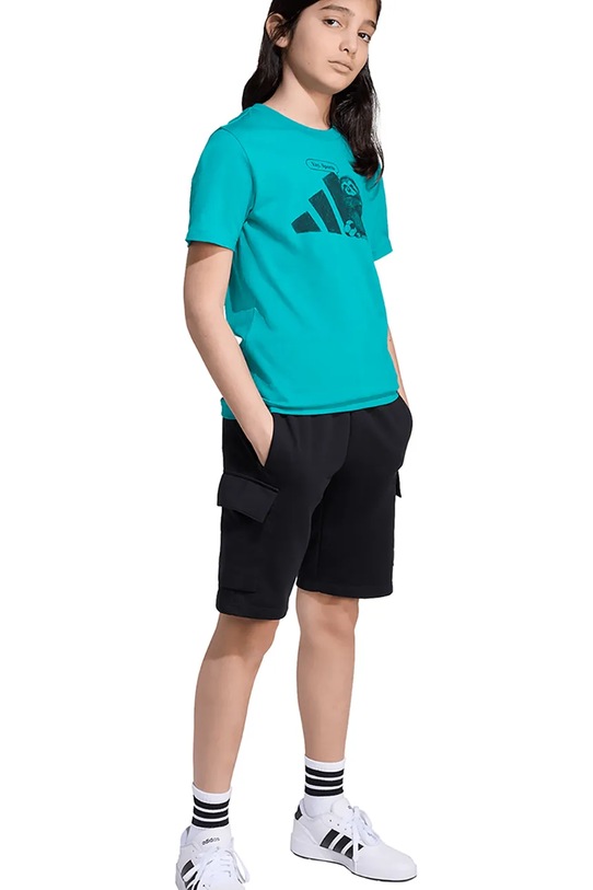 adidas t-shirt bawełniany dziecięcy JV5253