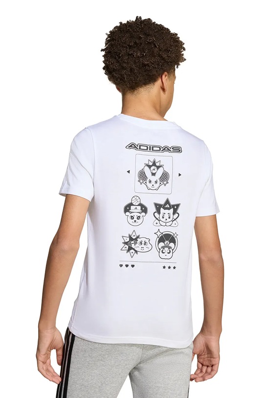 adidas t-shirt bawełniany dziecięcy JV5255
