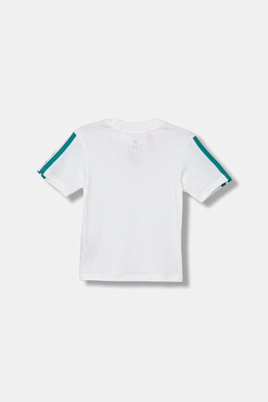 adidas tricou de bumbac pentru copii JV7353 alb AW25