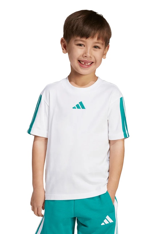 Dětské bavlněné tričko adidas JV7353