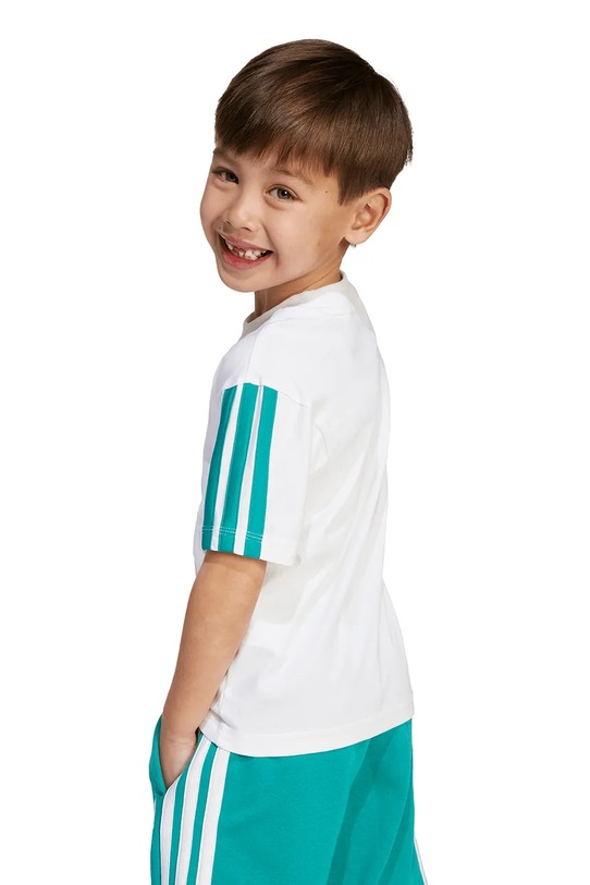 Dětské bavlněné tričko adidas JV7353