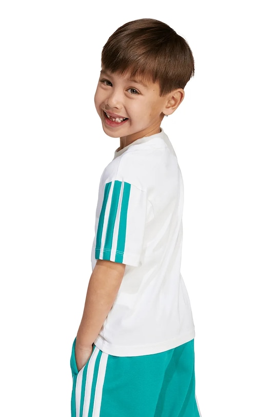 Detské bavlnené tričko adidas JV7353