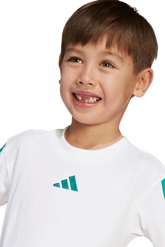 Dětské bavlněné tričko adidas JV7353