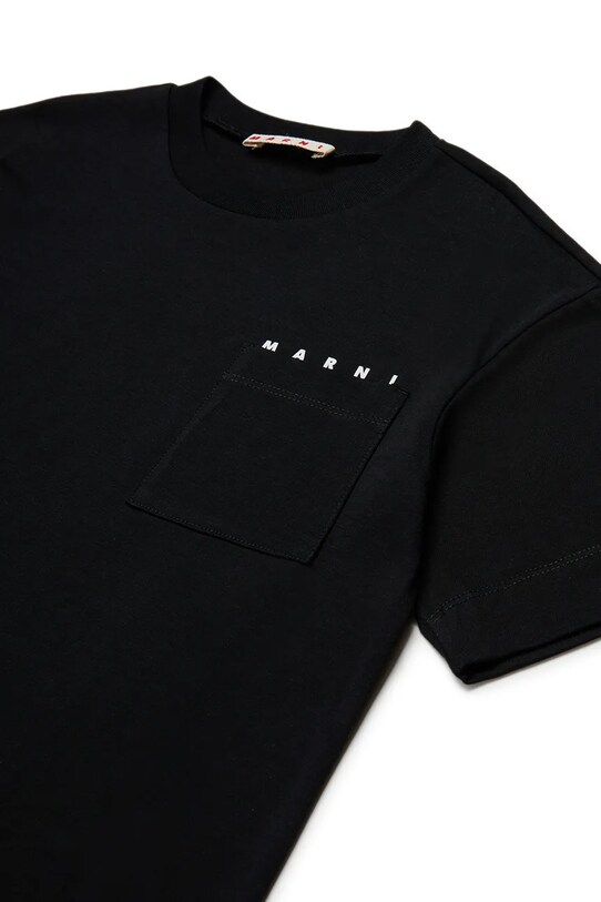 Chłopiec Marni t-shirt MT272U T-SHIRT M01415 czarny