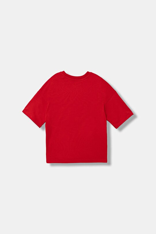 Κοριτσίστικα Παιδικό βαμβακερό μπλουζάκι adidas Originals JV8556 κόκκινο