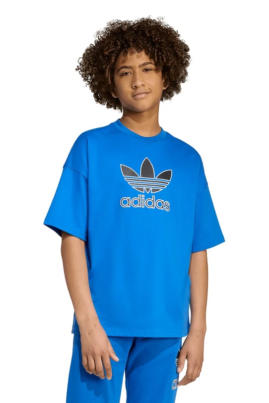 Детска памучна тениска adidas Originals JV8557