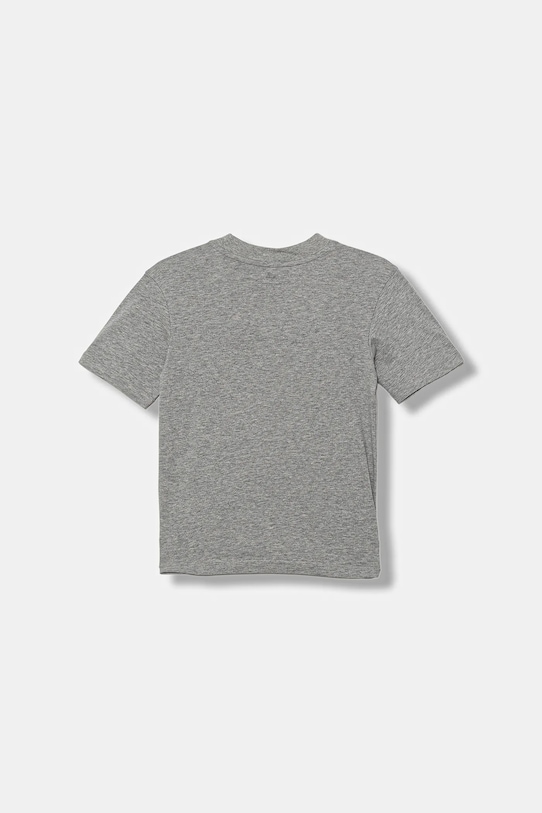 adidas t-shirt bawełniany dziecięcy JV9869 szary AW25