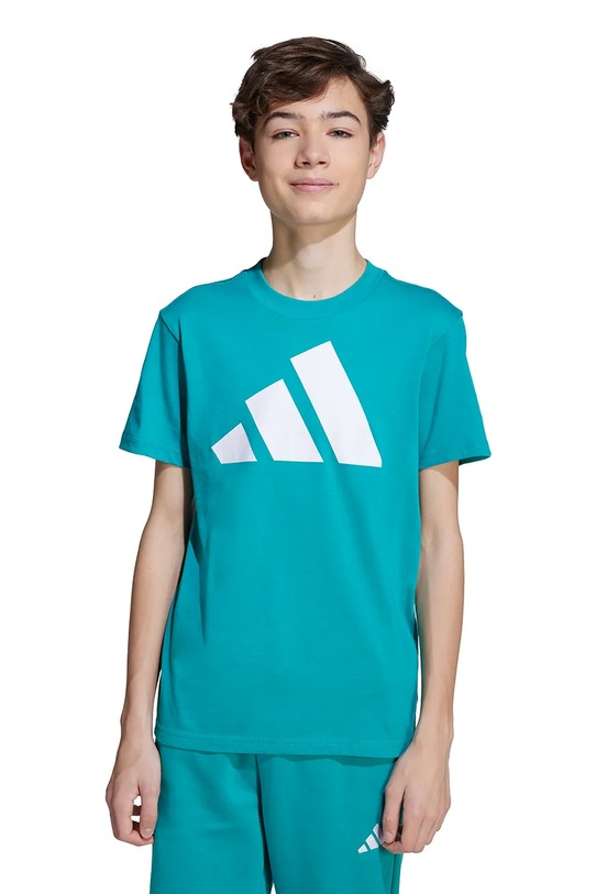 Детска памучна тениска adidas JV9885