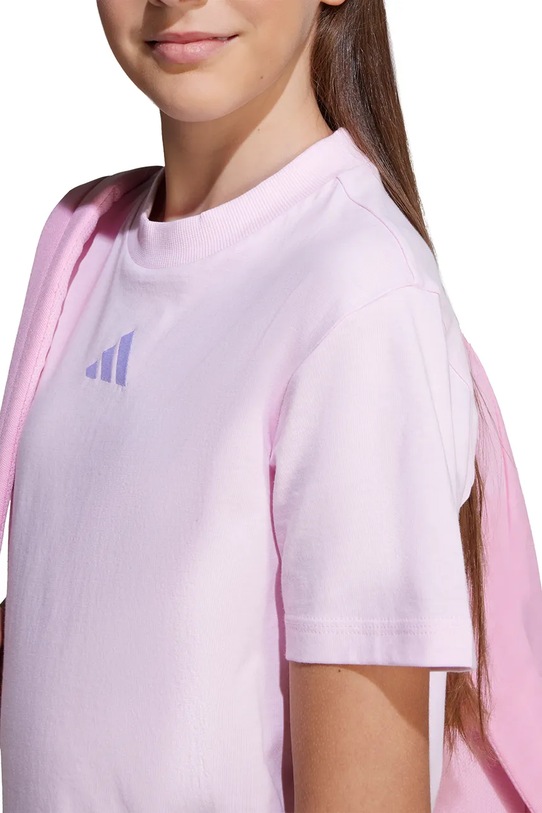 Детская хлопковая футболка adidas JW0004