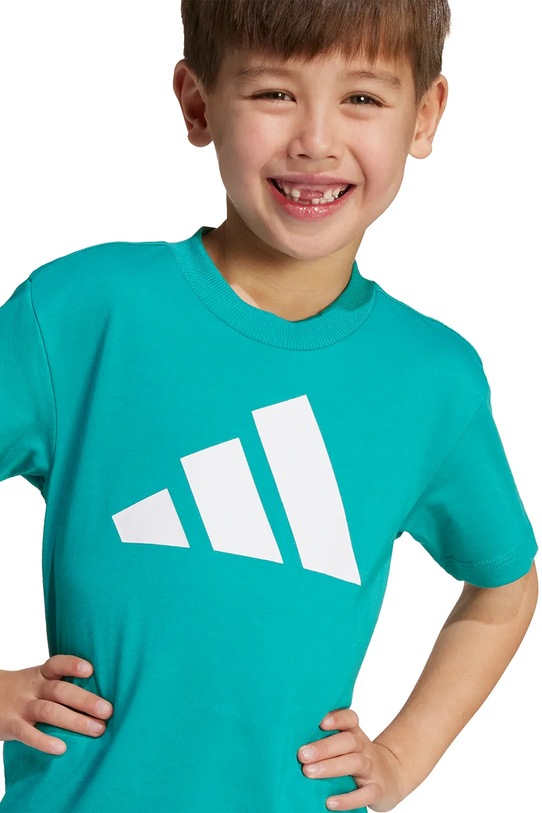 Dětské bavlněné tričko adidas JW2415