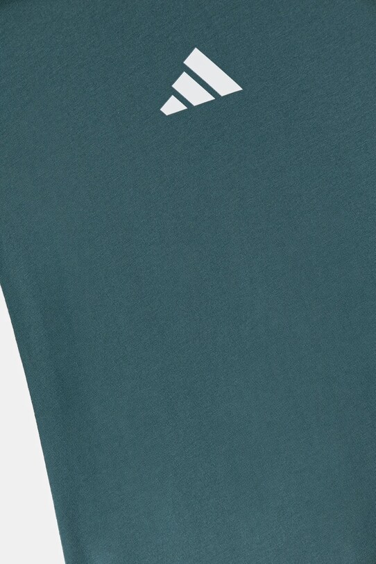 Chlapec Detské bavlnené tričko adidas JW4966 tyrkysová