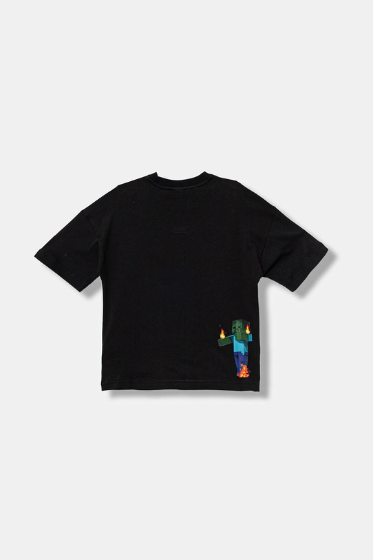 Otroška bombažna kratka majica adidas Originals JW5327 črna AW25