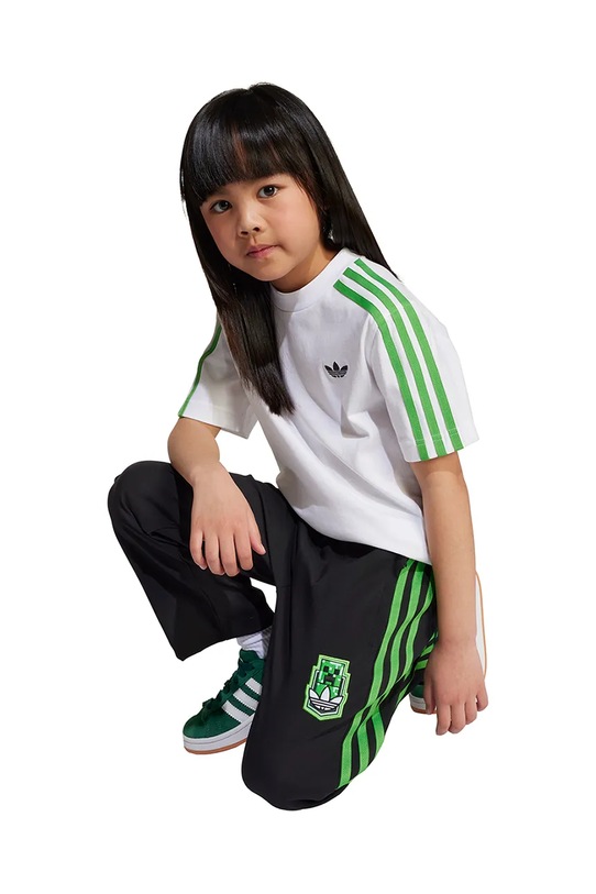 Детская хлопковая футболка adidas Originals JW5329