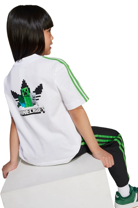 Детская хлопковая футболка adidas Originals JW5329