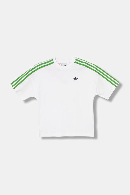 adidas Originals t-shirt bawełniany dziecięcy JW7750 biały AW25