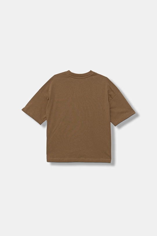 Chłopiec adidas Originals t-shirt bawełniany dziecięcy JX2760 beżowy