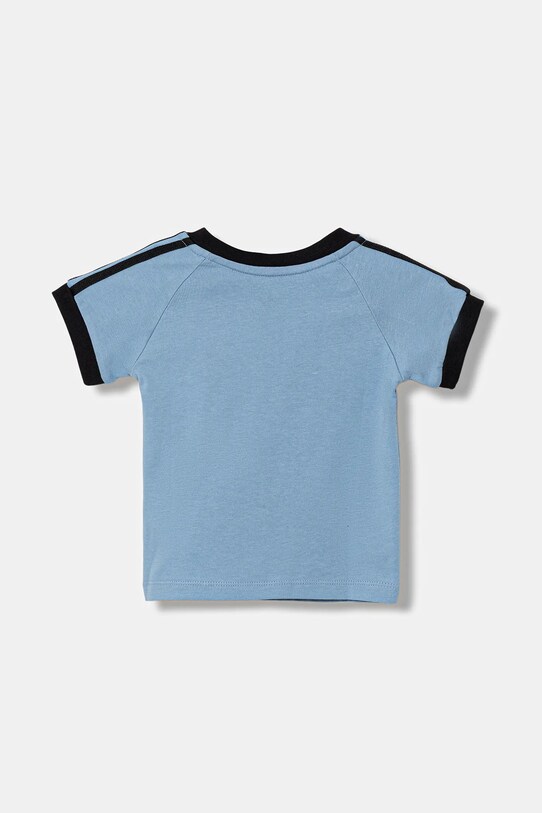 Παιδικό βαμβακερό μπλουζάκι adidas Originals JY0147 μπλε AW25