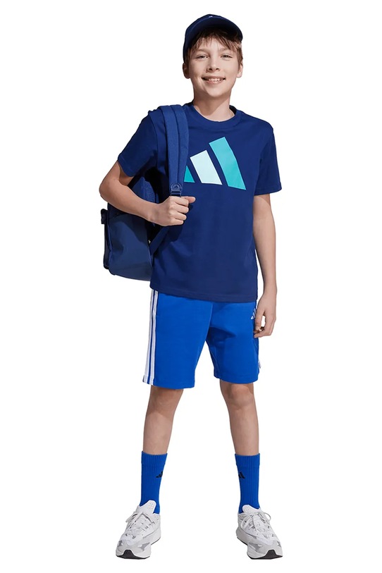 Дитяча бавовняна футболка adidas JY0296