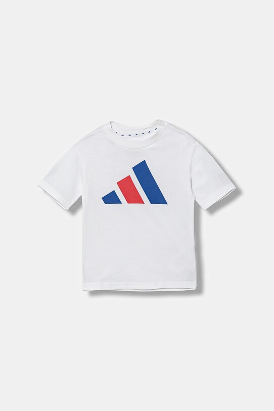 Детская хлопковая футболка adidas хлопок белый JY0298