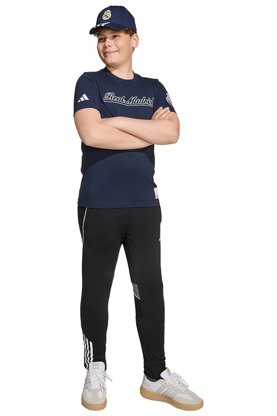 Дитяча бавовняна футболка adidas Performance REAL MADRID JY0999