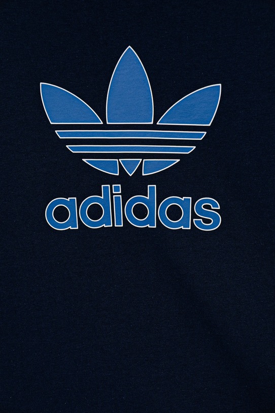 Κοριτσίστικα Παιδικό βαμβακερό μπλουζάκι adidas Originals JY1139 σκούρο μπλε