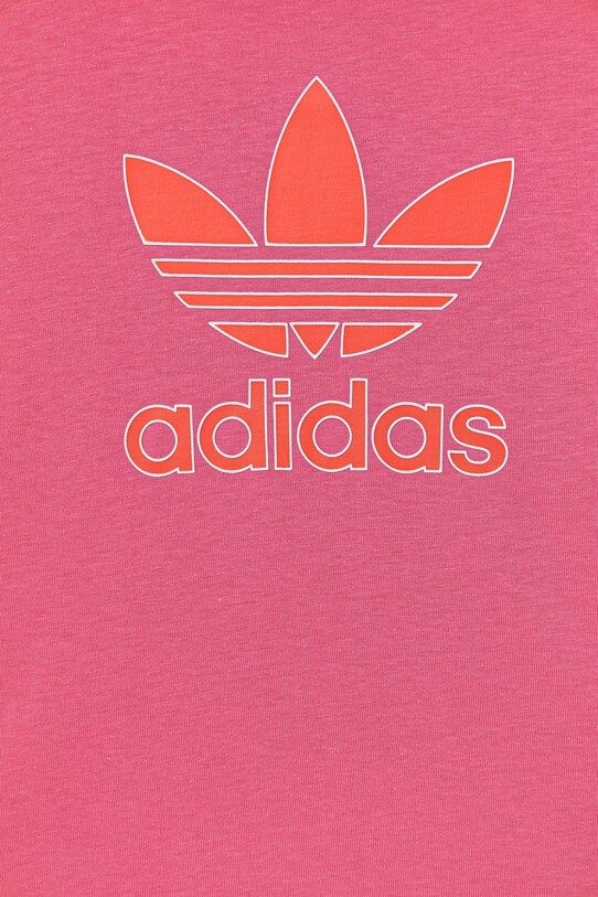 Мальчик Детская хлопковая футболка adidas Originals JY1140 розовый