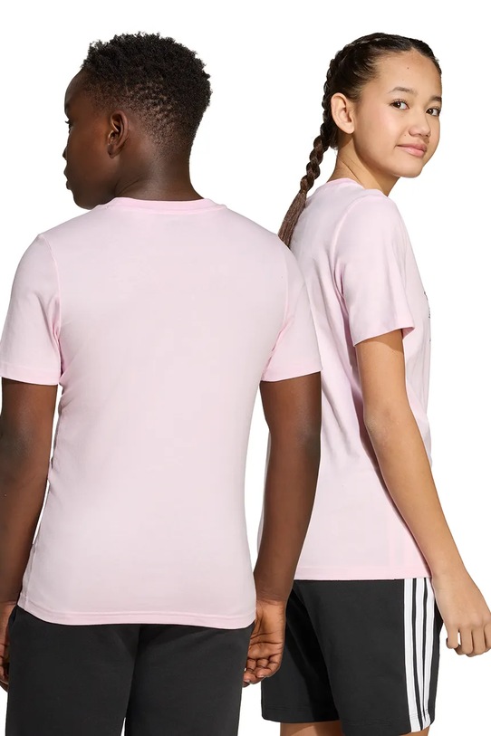 adidas tricou de bumbac pentru copii JY4949 roz
