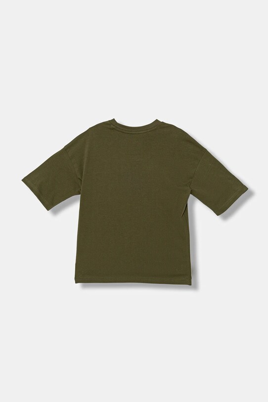 adidas Originals t-shirt bawełniany dziecięcy JZ4078 zielony AW25