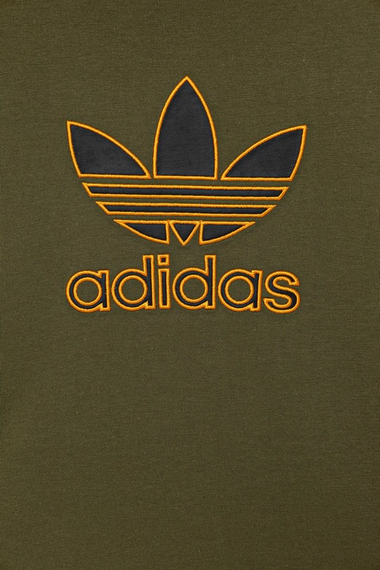 Chłopiec adidas Originals t-shirt bawełniany dziecięcy JZ4078 zielony