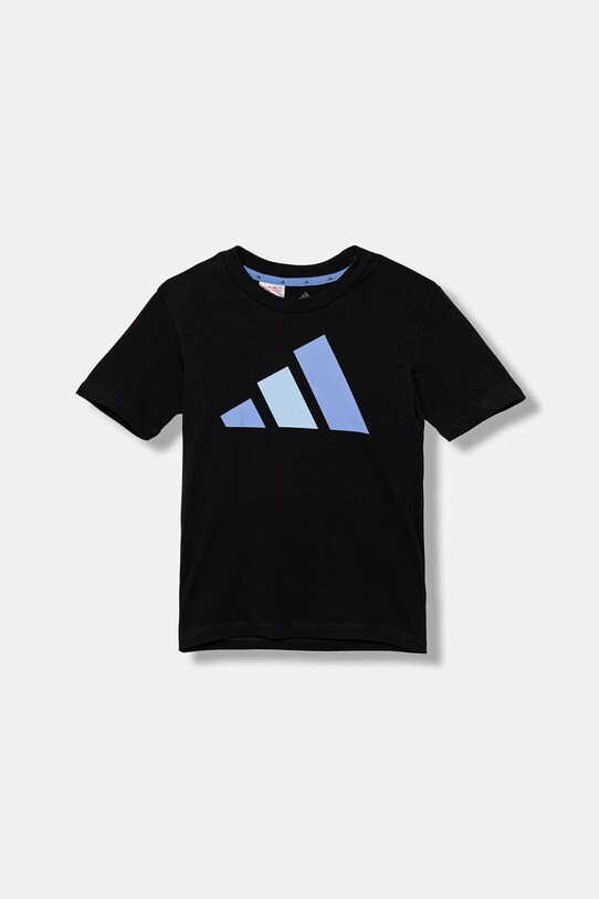 adidas t-shirt bawełniany dziecięcy nadruk czarny KB7311