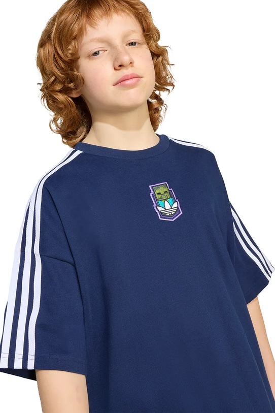 Detské bavlnené tričko adidas Originals MINECRAFT KD9831