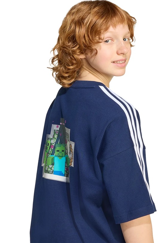 Detské bavlnené tričko adidas Originals MINECRAFT KD9831