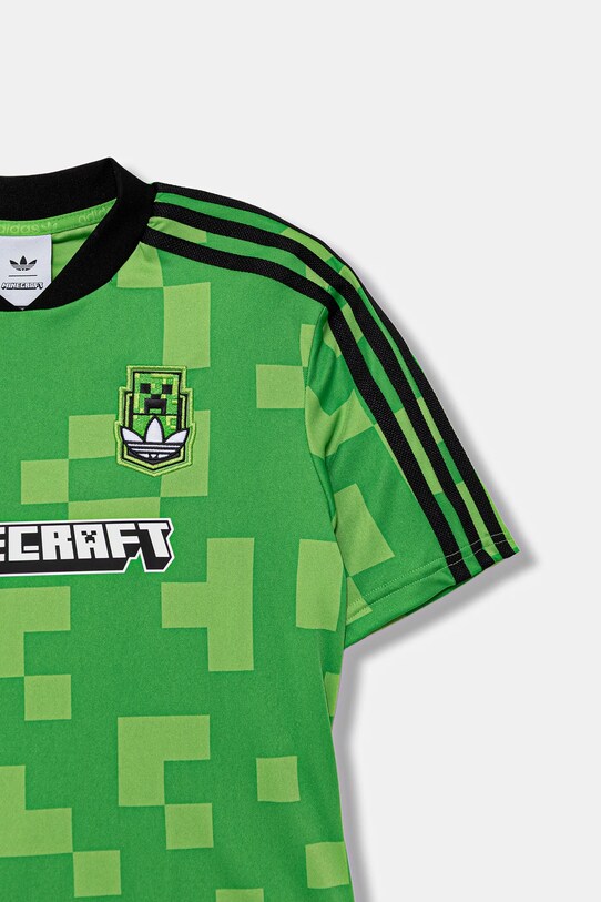 CHLAPEC Dětské tričko adidas Originals MINECRAFT KD9839 zelená