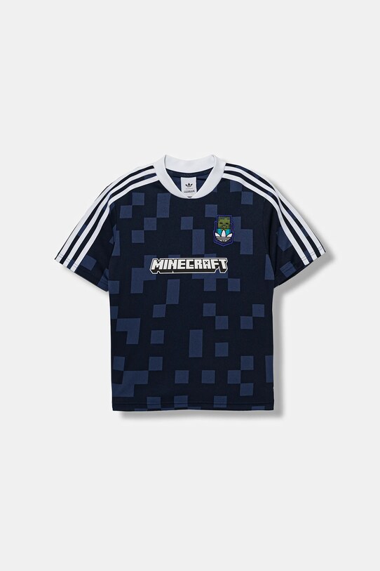 Dětské tričko adidas Originals MINECRAFT nášivka námořnická modř KD9840