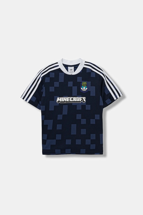 Dětské tričko adidas Originals MINECRAFT KD9840 námořnická modř AW25