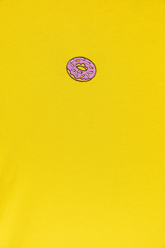 adidas tricou de bumbac pentru copii galben JM0818