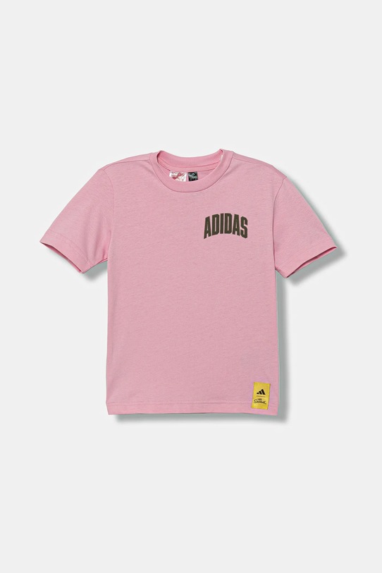 Детска тениска adidas памук розов JM0831