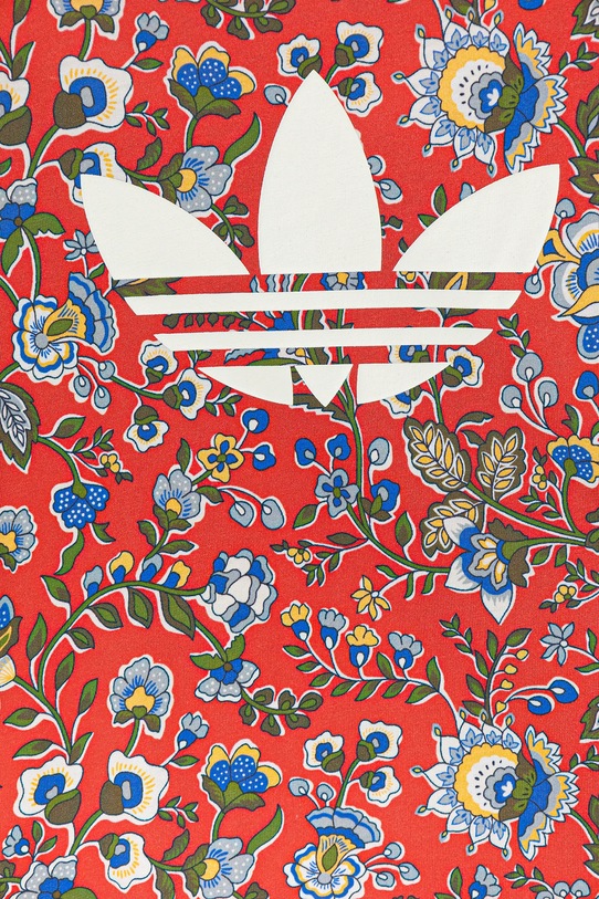 adidas Originals tricou de bumbac pentru copii rosu JV7817